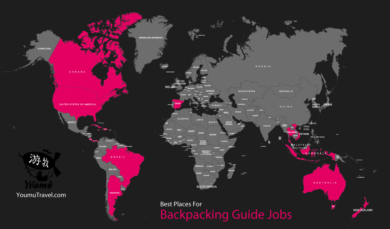 Backpacking Guide Jobs - Best Places Job Map