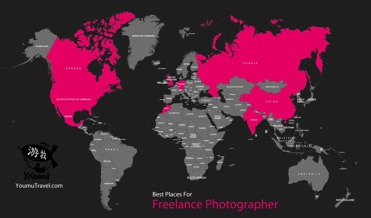 Freelance Photographer - Best Places Job Map