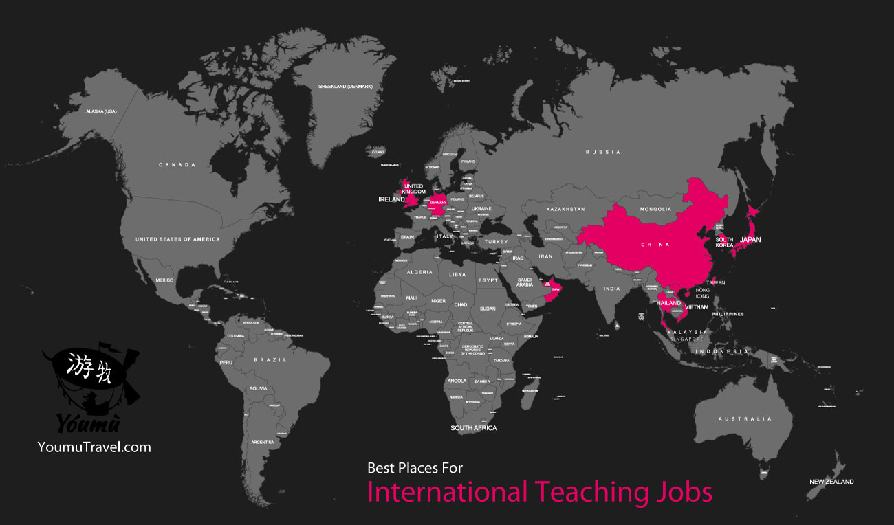 International Teaching Jobs - Best Places Job Map