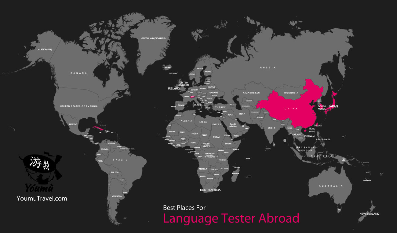 Language Tester Abroad - Best Places Job Map