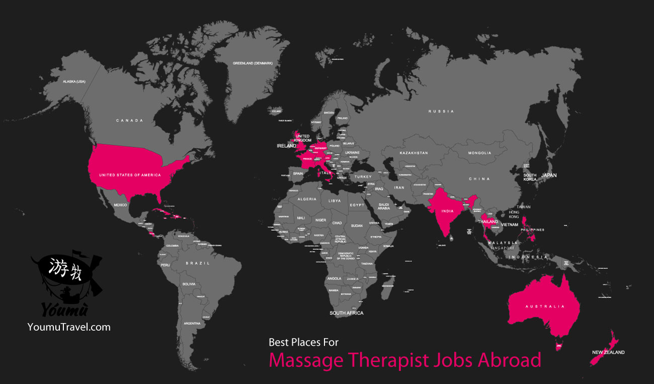 Massage Therapist Jobs Abroad - Best Places Job Map
