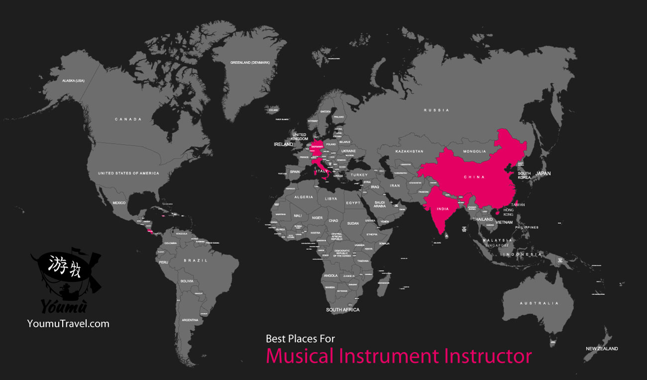 Musical Instrument Instructor - Best Places Job Map