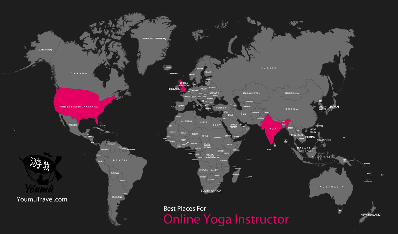 Online Yoga Instructor - Best Places Job Map
