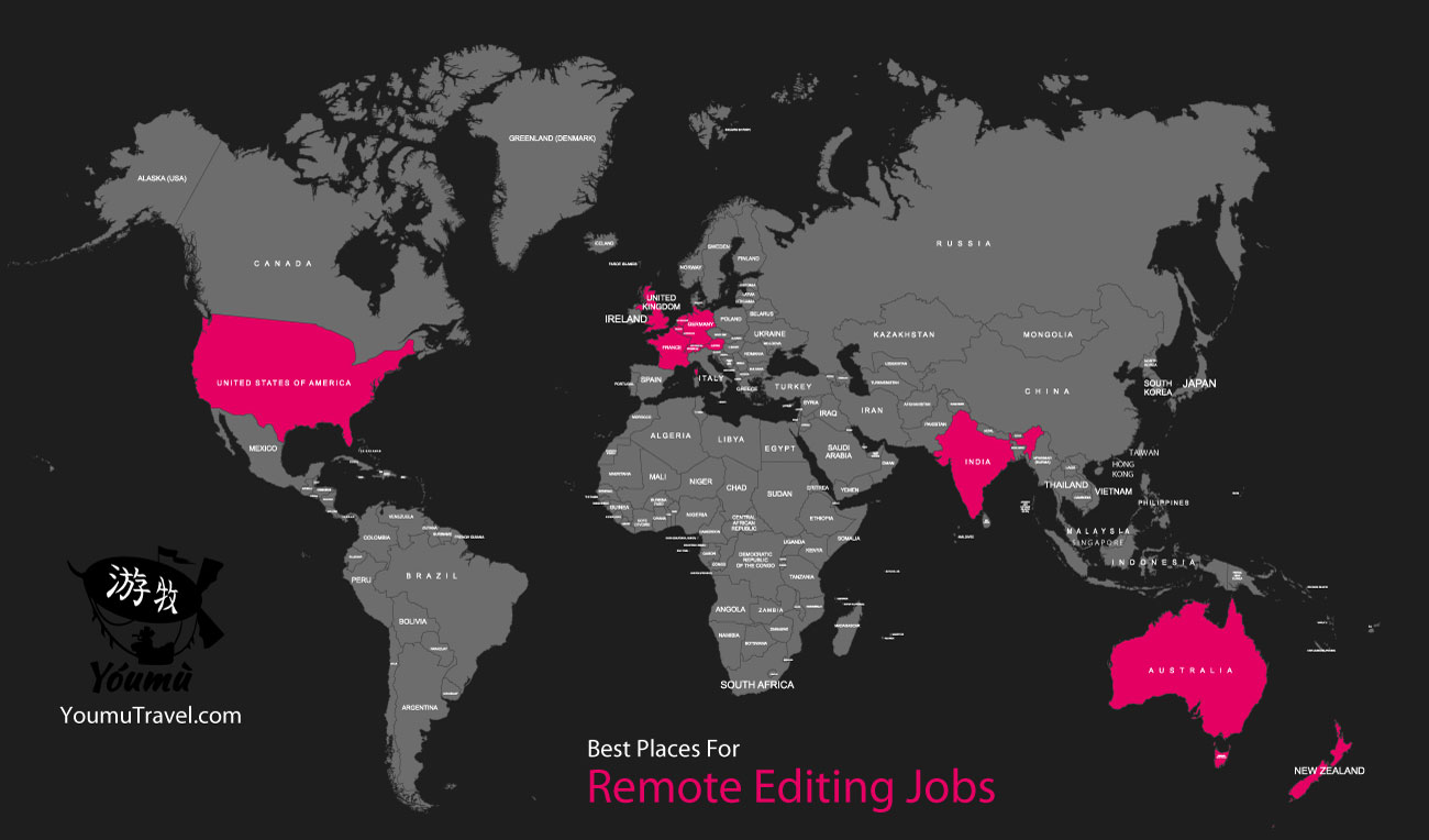 Remote Editing Jobs - Best Places Job Map