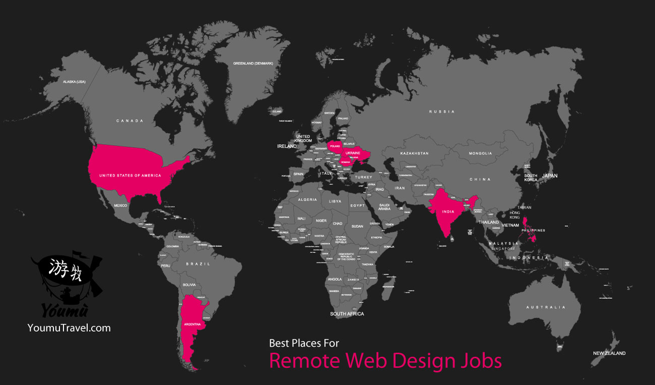 Remote Web Design Jobs - Best Places Job Map