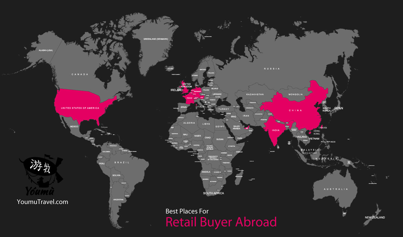 Retail Buyer Abroad - Best Places Job Map