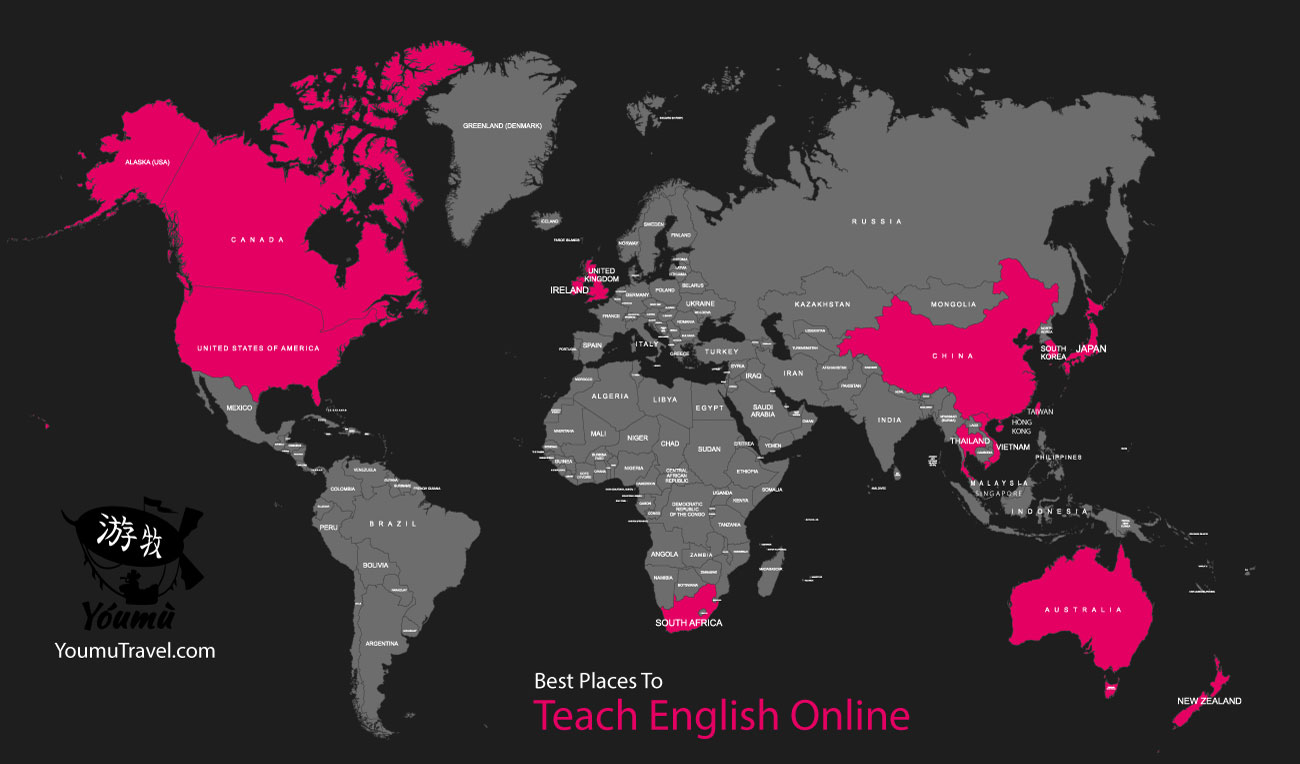 Teach English Online - Best Countries