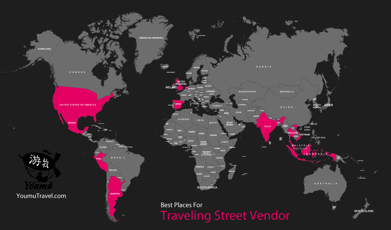 Traveling Street Vendor - Best Places Job Map